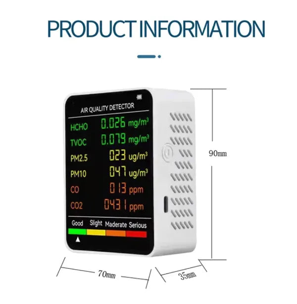 X2 QCAir Air Quality Monitors US02