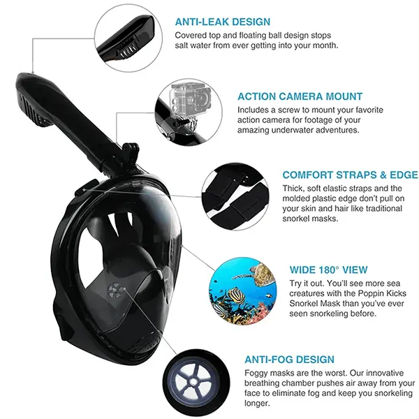 SnorkMask Full Face Snorkel Masks AU
