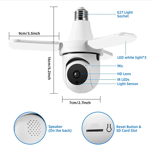 DofideCam Floodlight Cameras US7