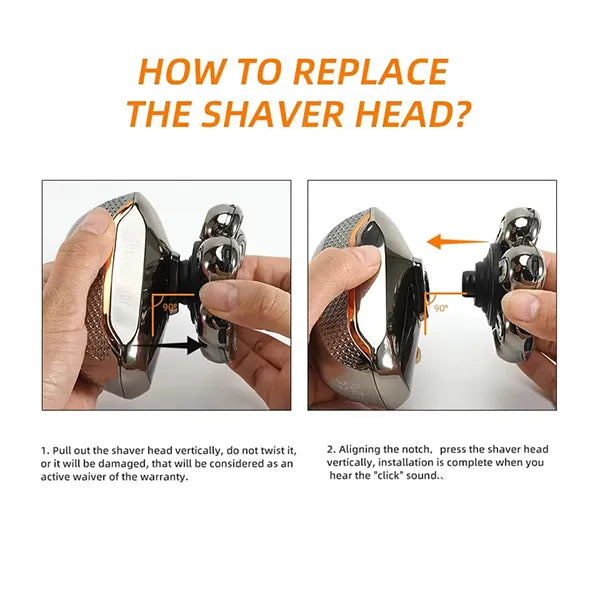 MolyX6 Bald Head Shaver