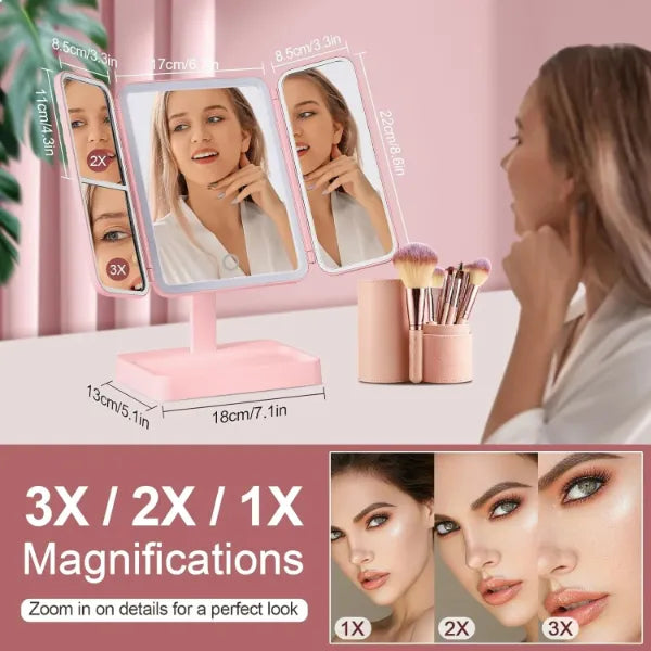 VanityGlow Lighted Makeup Mirrors US01