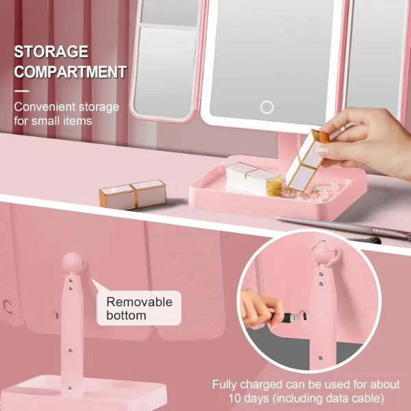 VanityGlow Lighted Makeup Mirrors US01