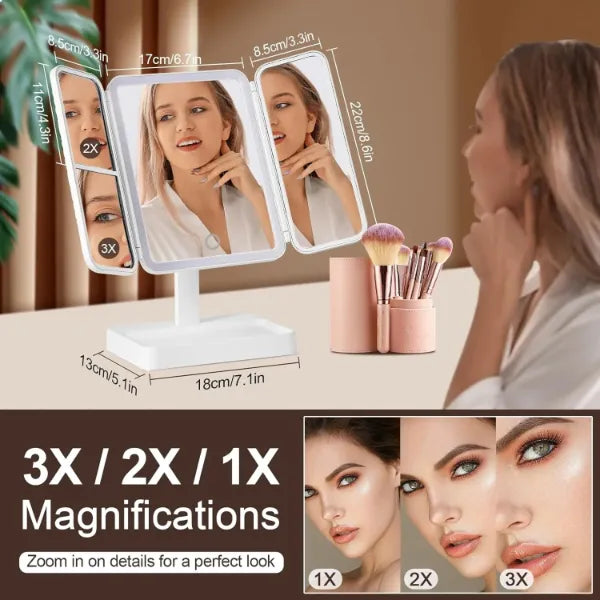 VanityGlow Lighted Makeup Mirrors US01