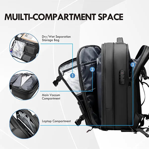MayoBak Vacuum Backpacks for Travel