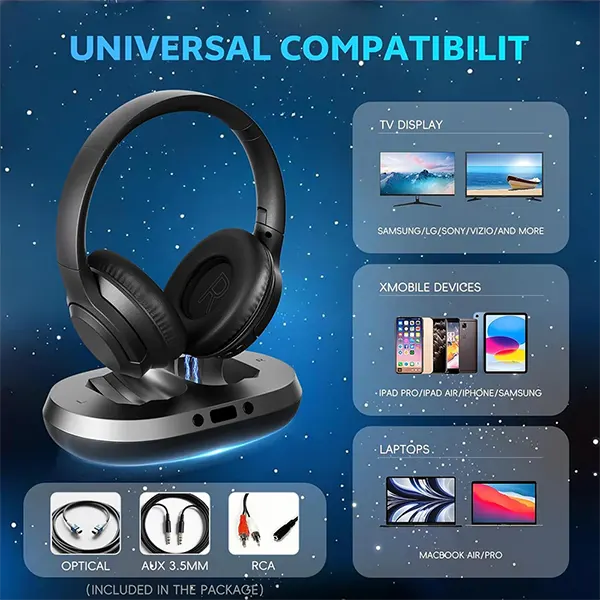 N2 HearTiVi TV Headphones for Hearing Impaired US02