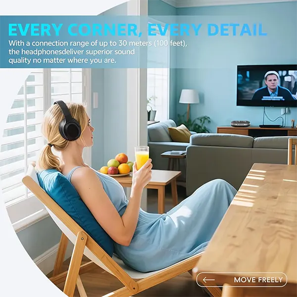 N2 HearTiVi TV Headphones for Hearing Impaired US02