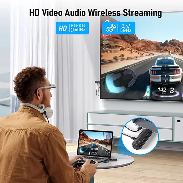 4K WLTrans Wireless HDMI Transmitter and Receivers 8390