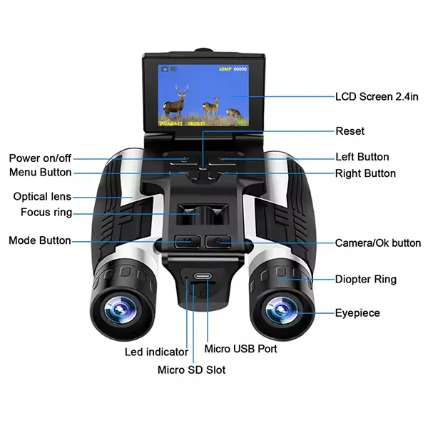 ZiroSkop Binoculars for Bird Watching