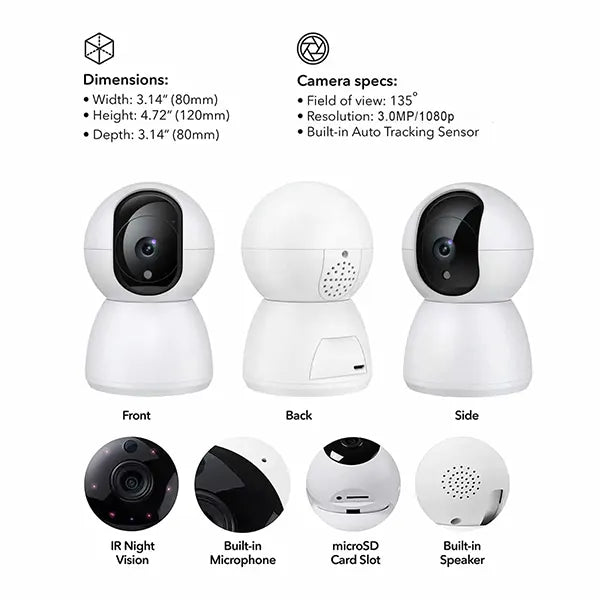 GuardCam Indoor Security Cameras AU1