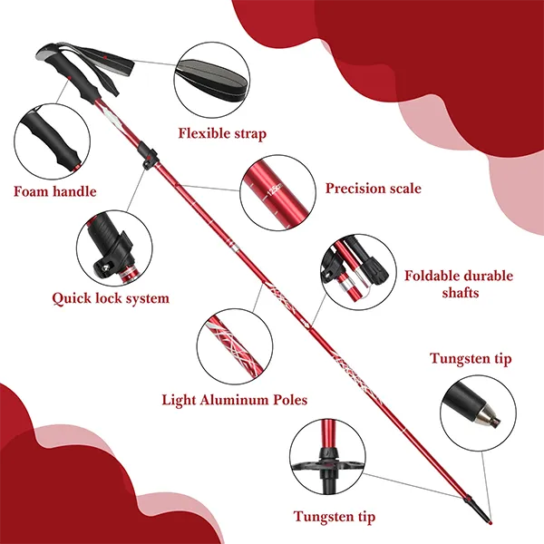 Kolamia Black Diamond Trekking Poles AU1