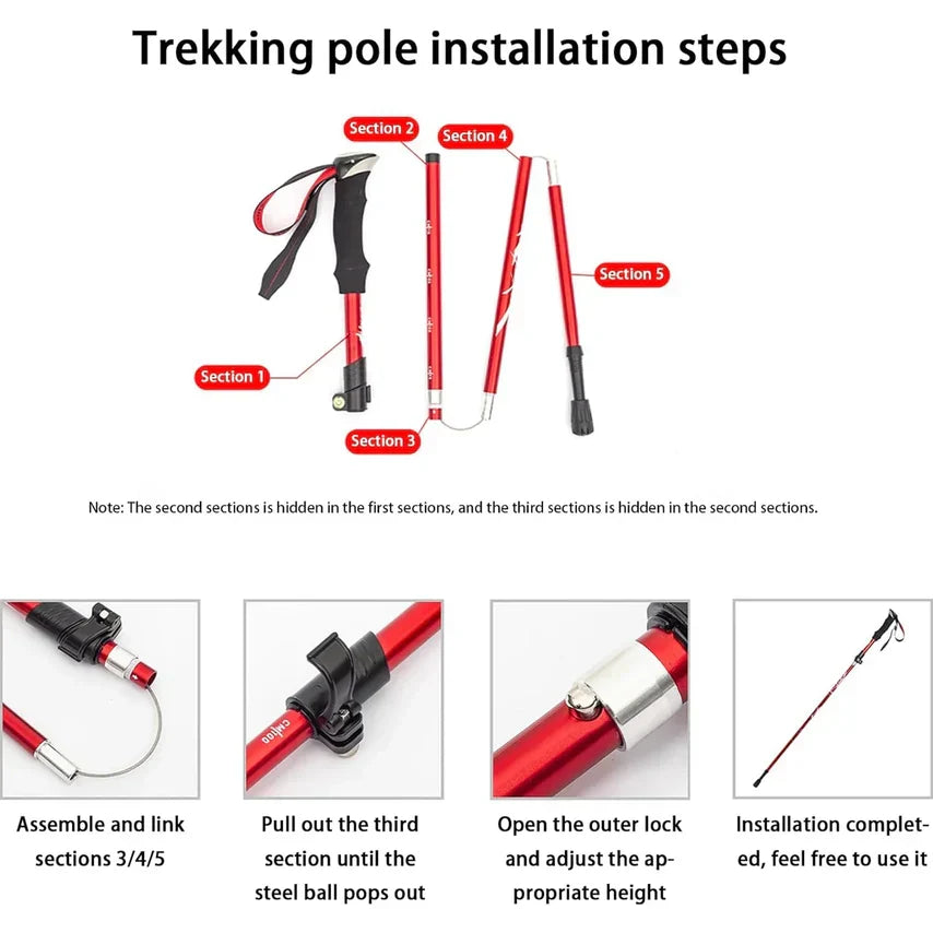 Kolamia Black Diamond Trekking Poles AU1
