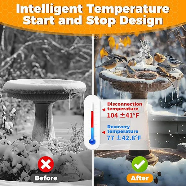 Loravia Heated Bird Baths